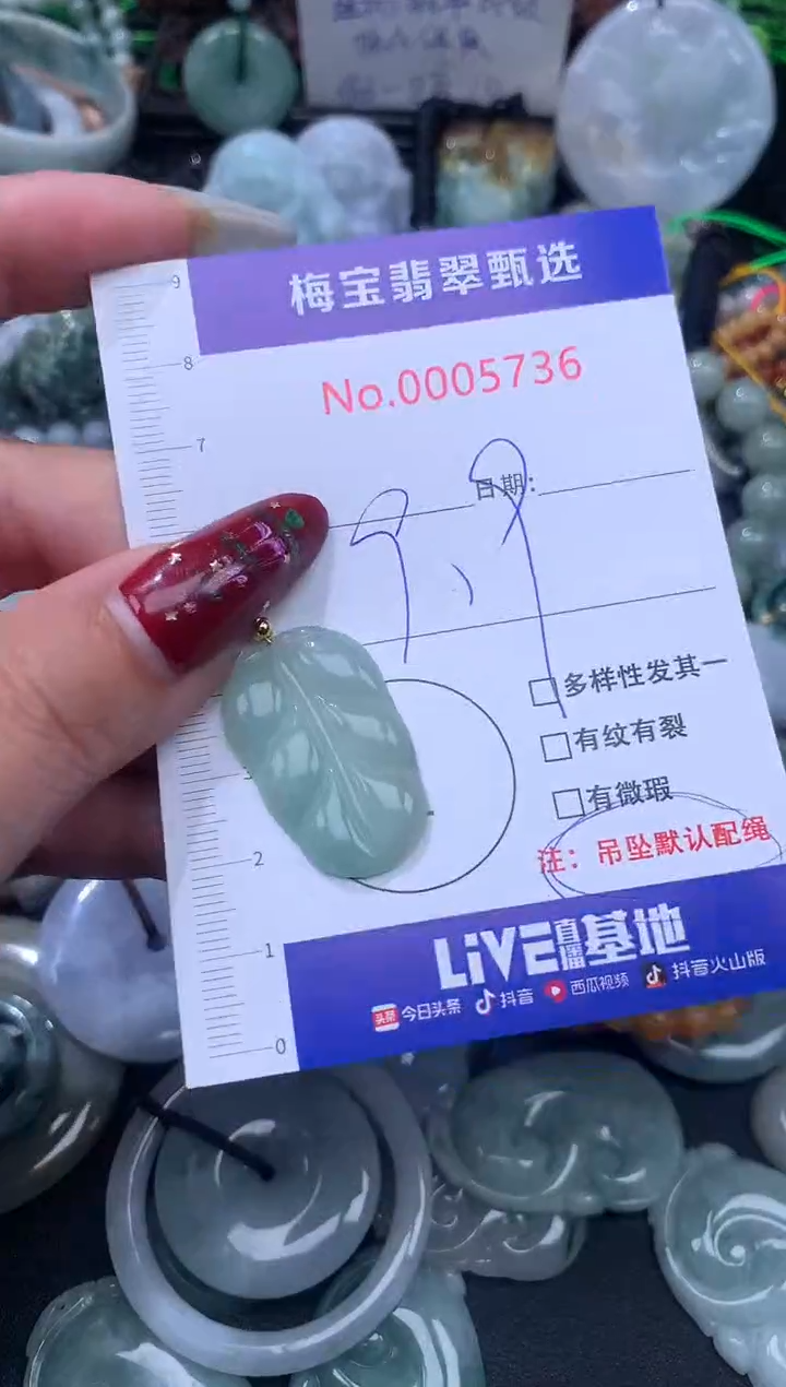 颈饰未镶嵌翡翠翡翠A货 多样性发其一9.9一个