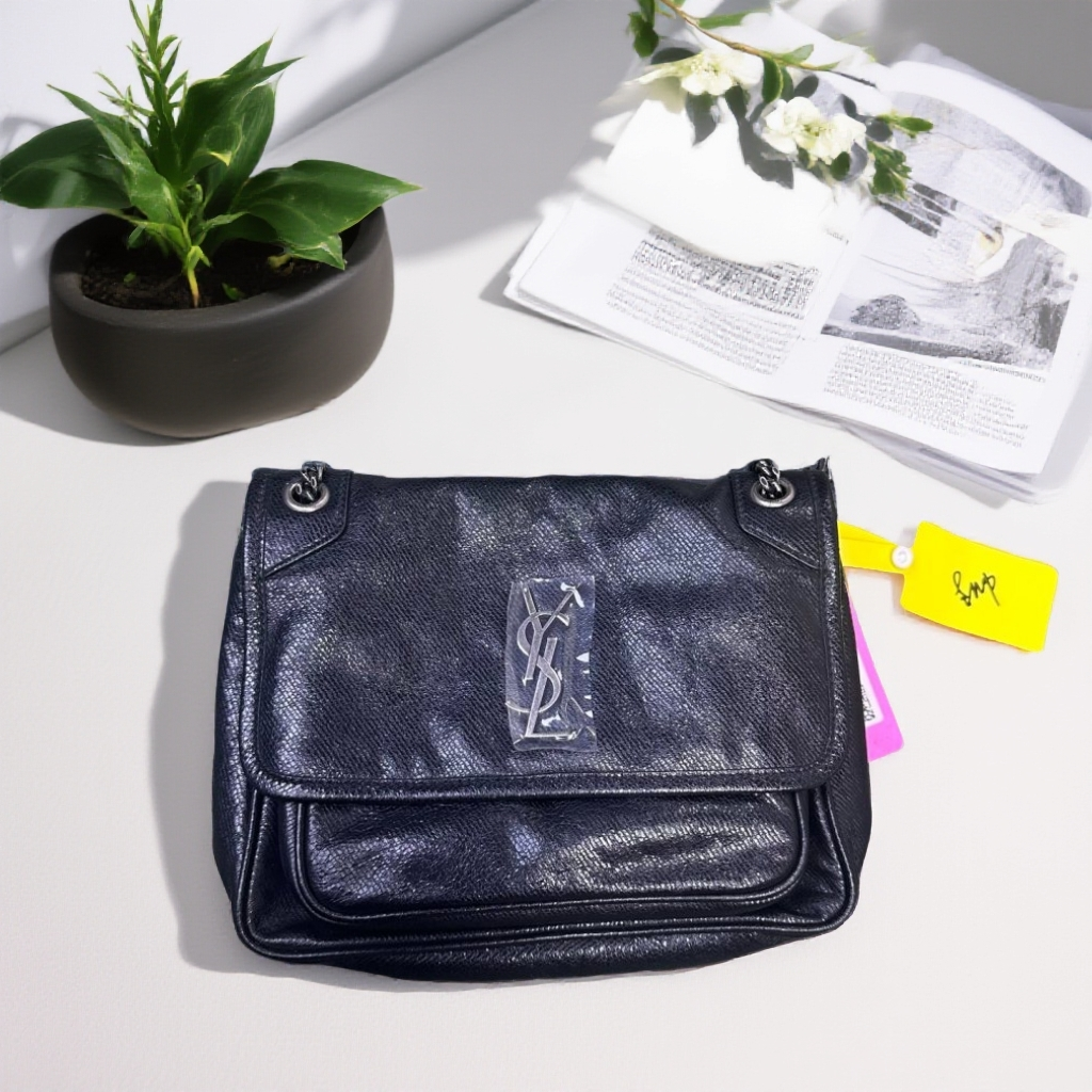99新 YSL/圣罗兰 Niki2023年款黑色单肩包 yy 1882 6866