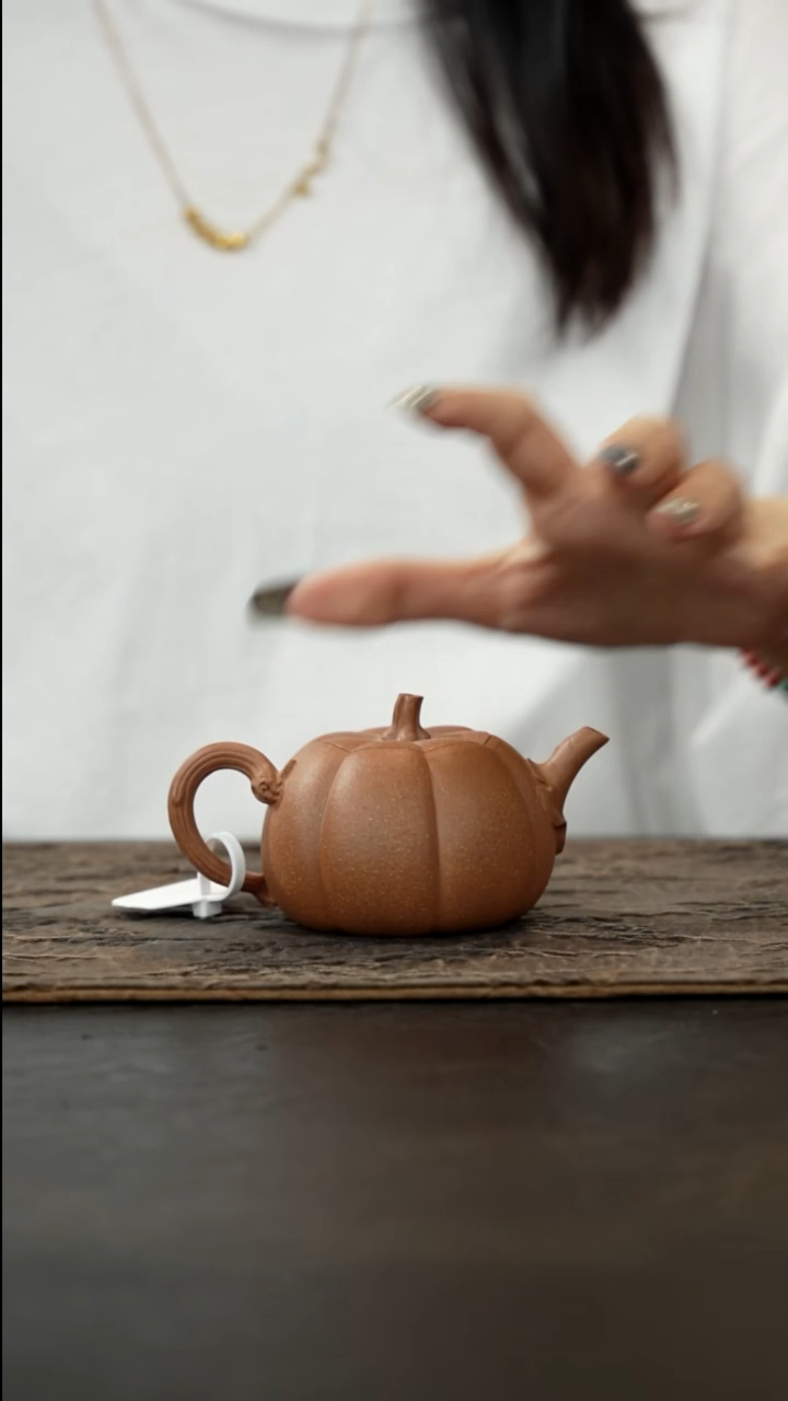 茶壶紫砂老段泥鸣远南瓜150cc