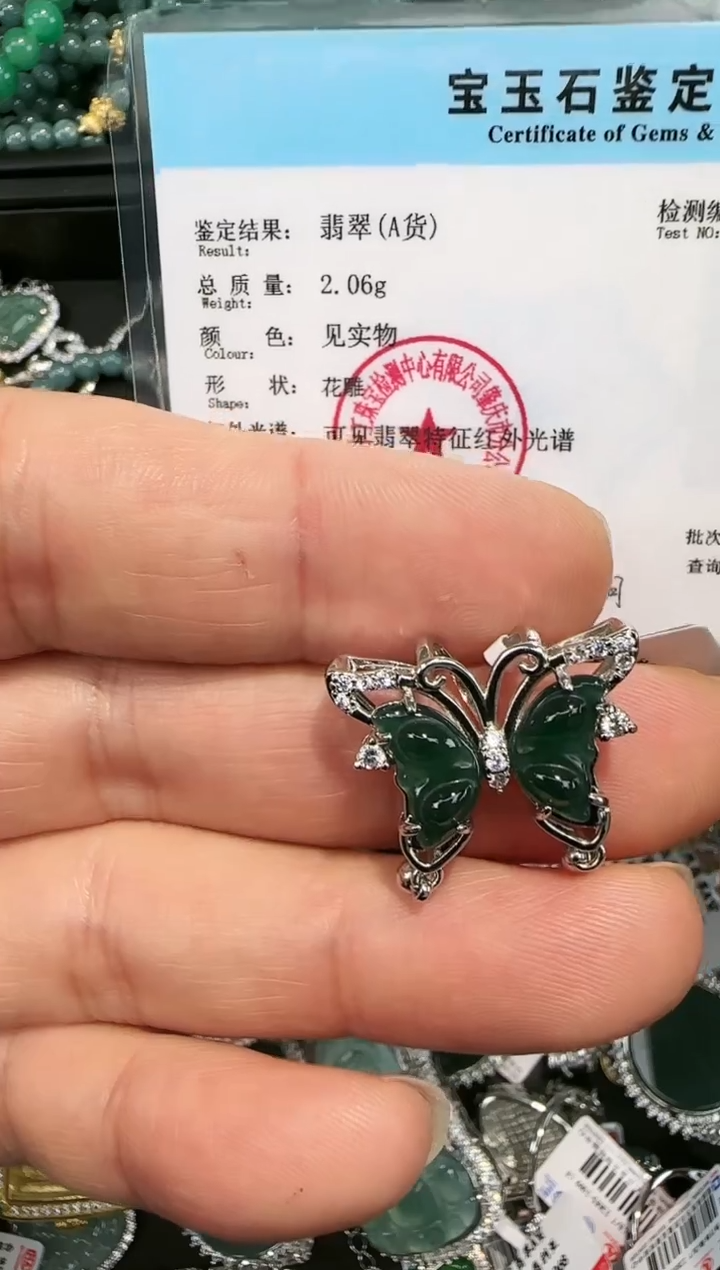 【闪购商品】翡翠吊坠(赠链)未镶嵌天然翡翠A货