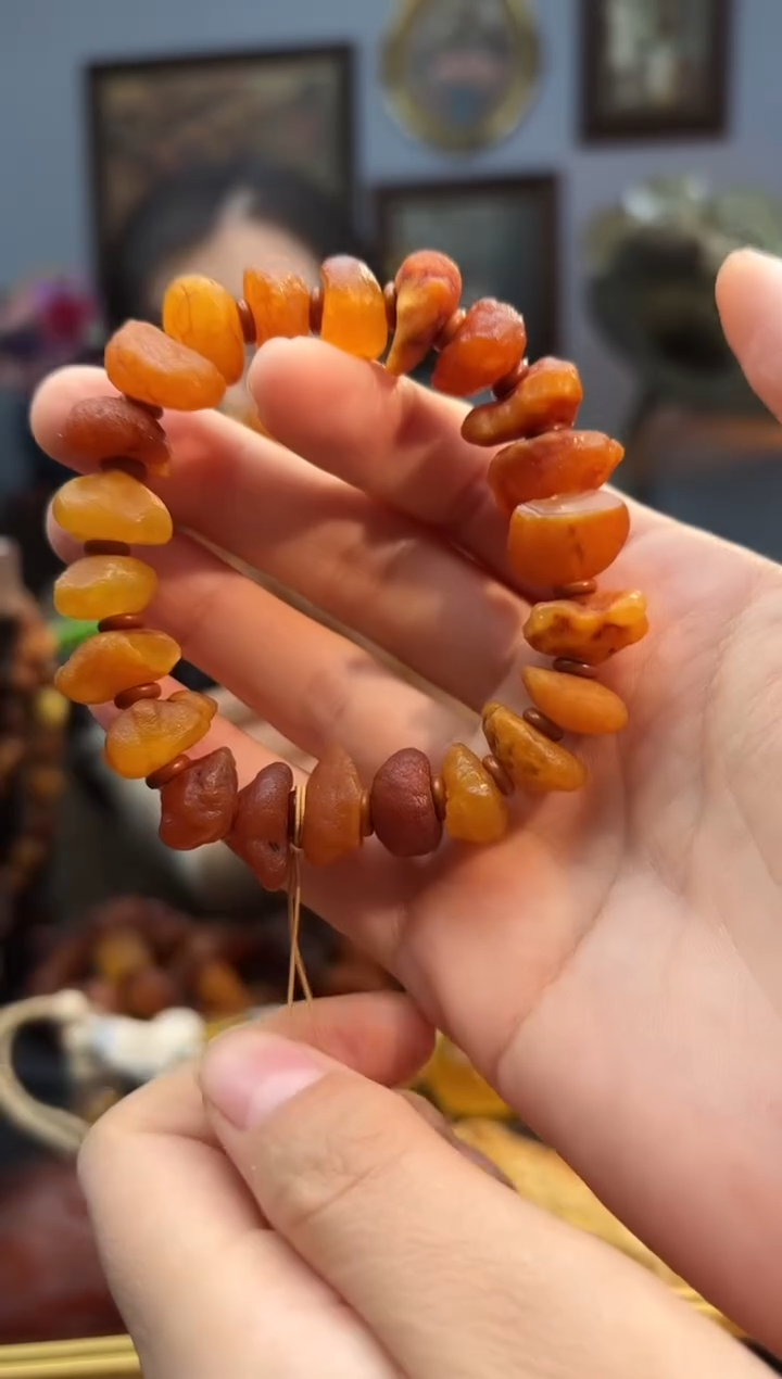 手串琥珀未镶嵌手串