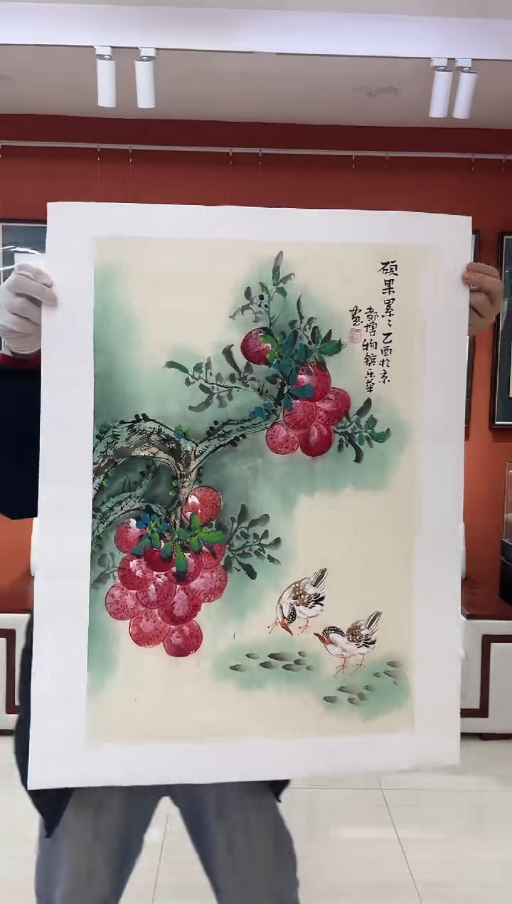 【闪购商品】国画郑乐华绘画手绘作品19-5