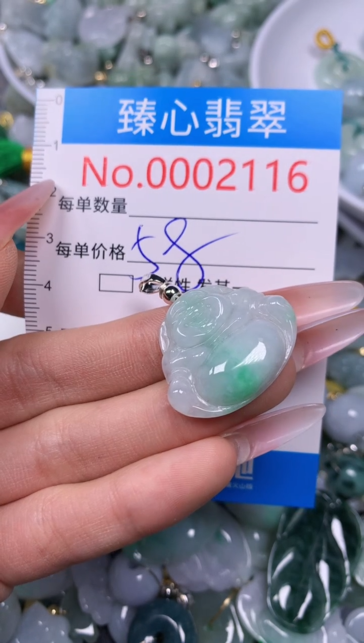 【闪购商品】翡翠颈饰未镶嵌含绳0002116