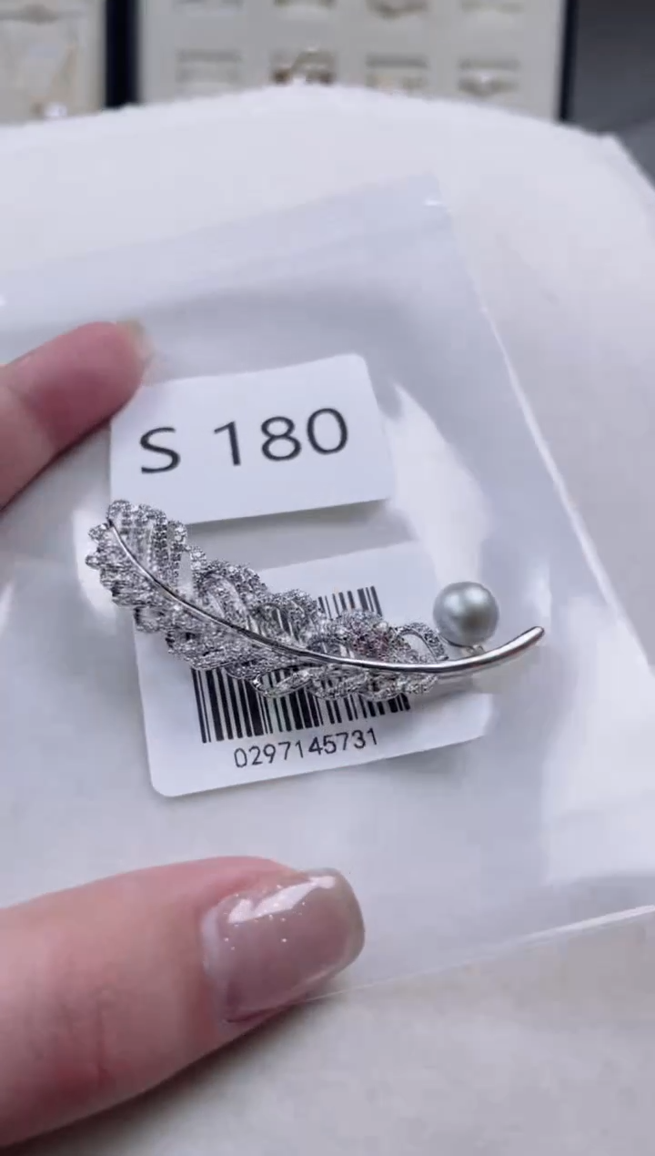 【闪购商品】海水珍珠胸针未镶嵌S180