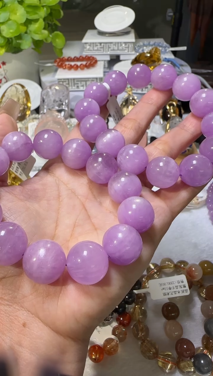 【闪购商品】辉石手串未镶嵌紫锂辉手串16m+多样发一X31071成
