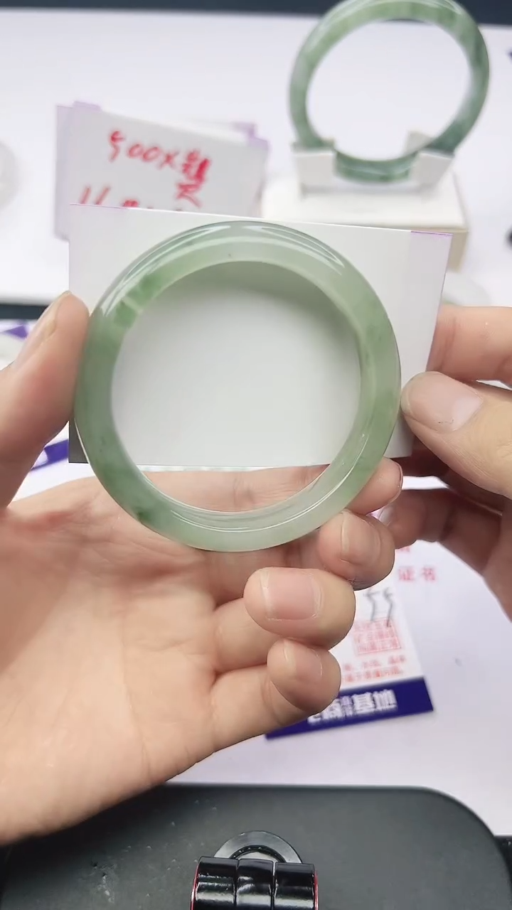 未镶嵌手镯石英质玉174-54/55