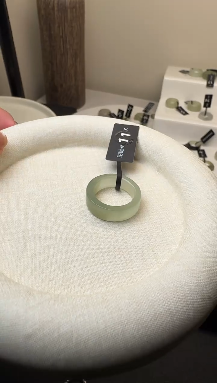 【闪购商品】和田玉戒指未镶嵌9