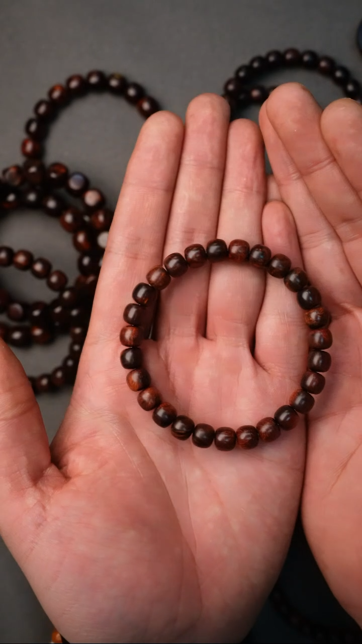 【闪购商品】黄花梨/降香黄檀手串/手链海南黄花梨8mm老型手串