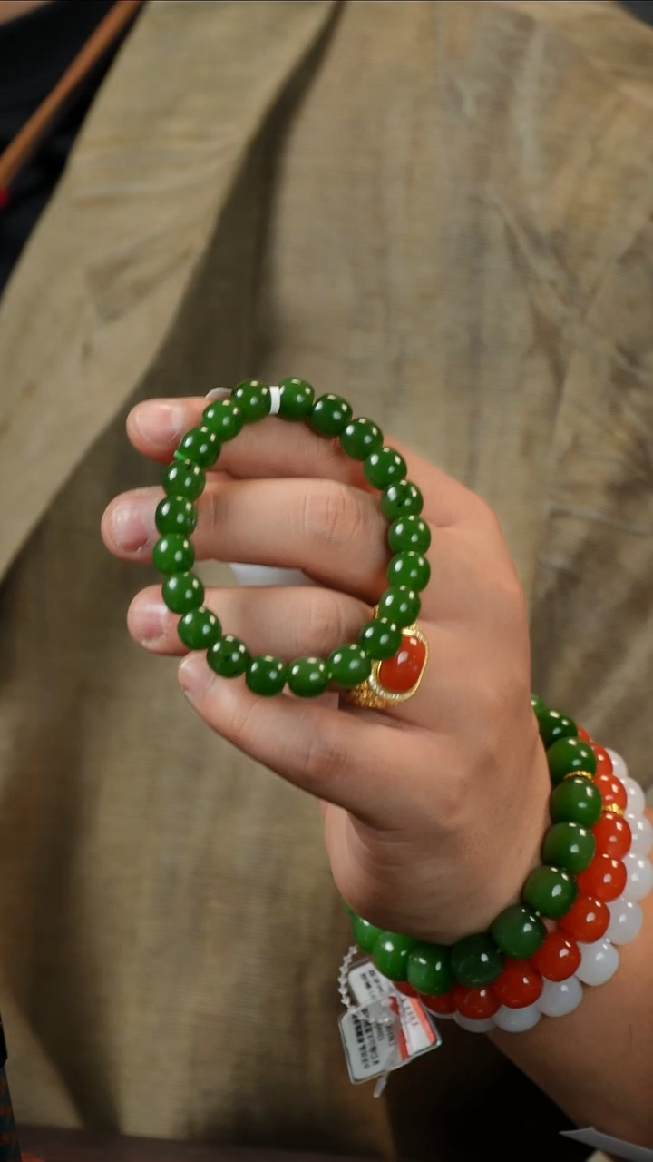 未镶嵌手链和田玉和田玉手串THTY7042多样性发货