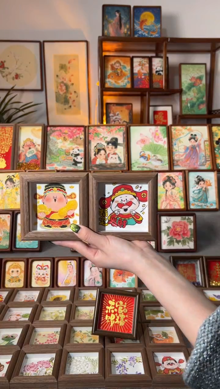 【闪购商品】国画花發 指定發 一组11