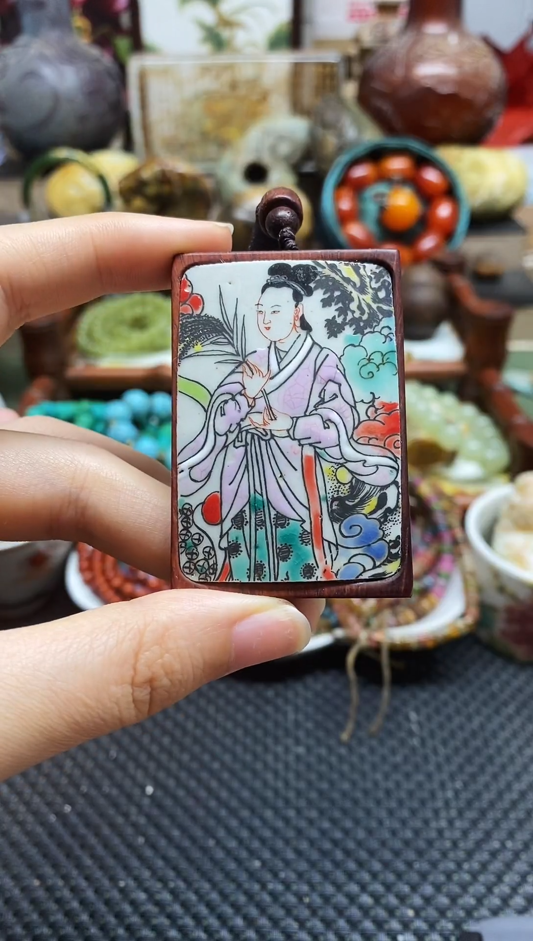 瓷片瓷片 瓷器 摆件 1个