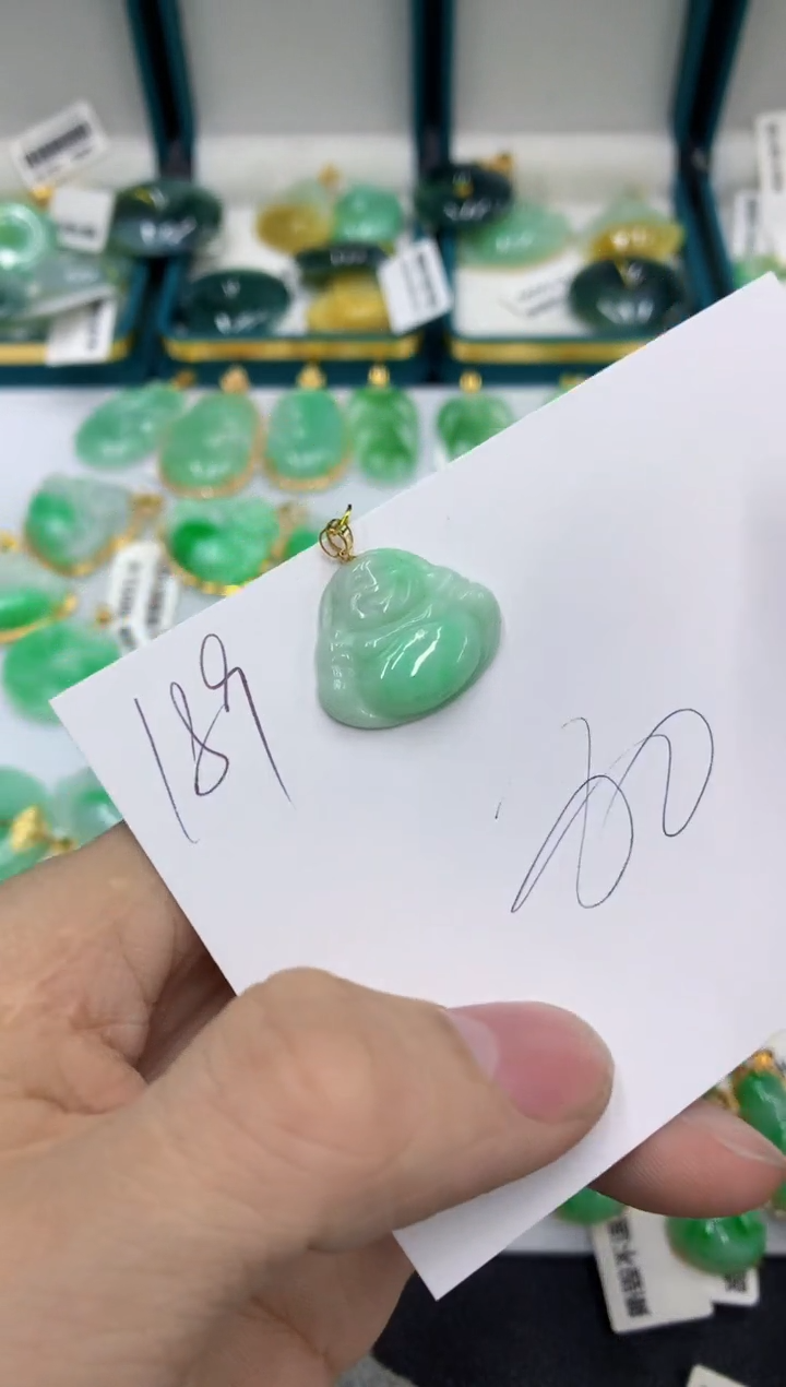 【闪购商品】翡翠颈饰18K金镶嵌号链接11111