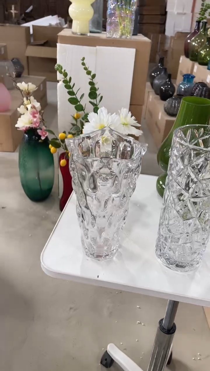 【闪购商品】无铅玻璃透明波西米亚小号