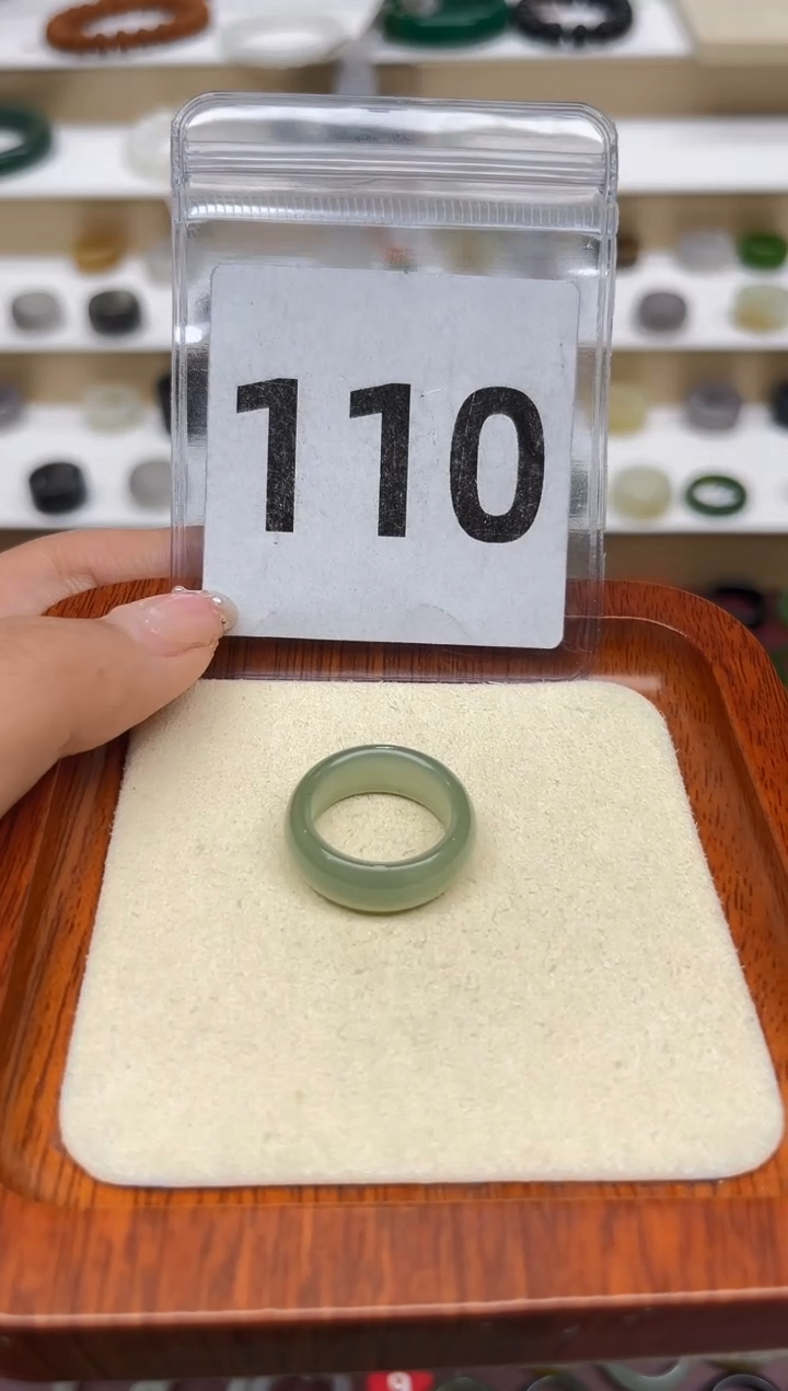 【闪购商品】和田玉戒指未镶嵌12号