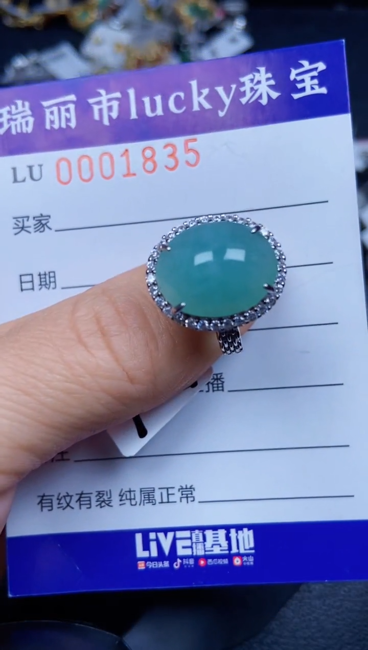 【闪购商品】翡翠颈饰银S925镶嵌1835