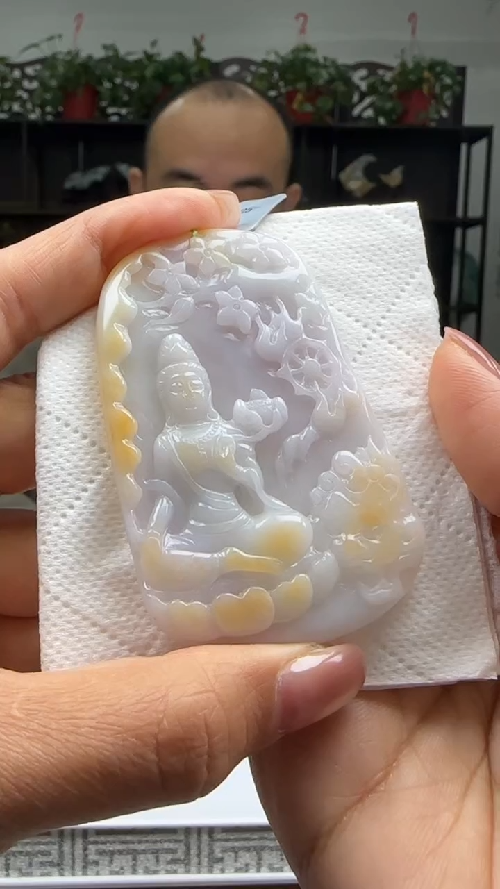【闪购商品】翡翠颈饰未镶嵌天然翡翠A货吊坠