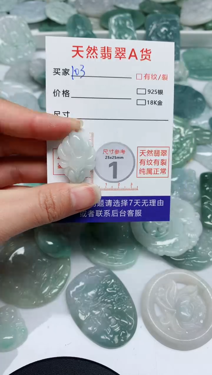 【闪购商品】翡翠颈饰未镶嵌翡翠 颈饰 未镶嵌103