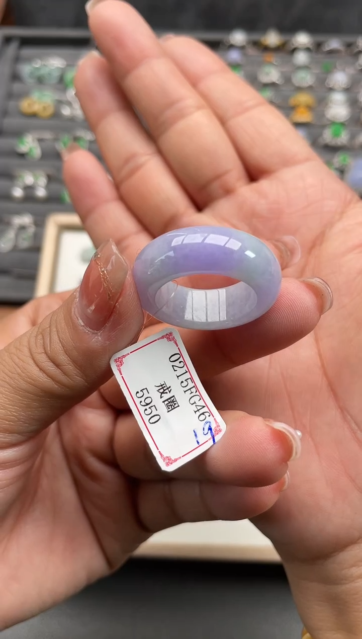 【闪购商品】翡翠戒圈未镶嵌0215FG46