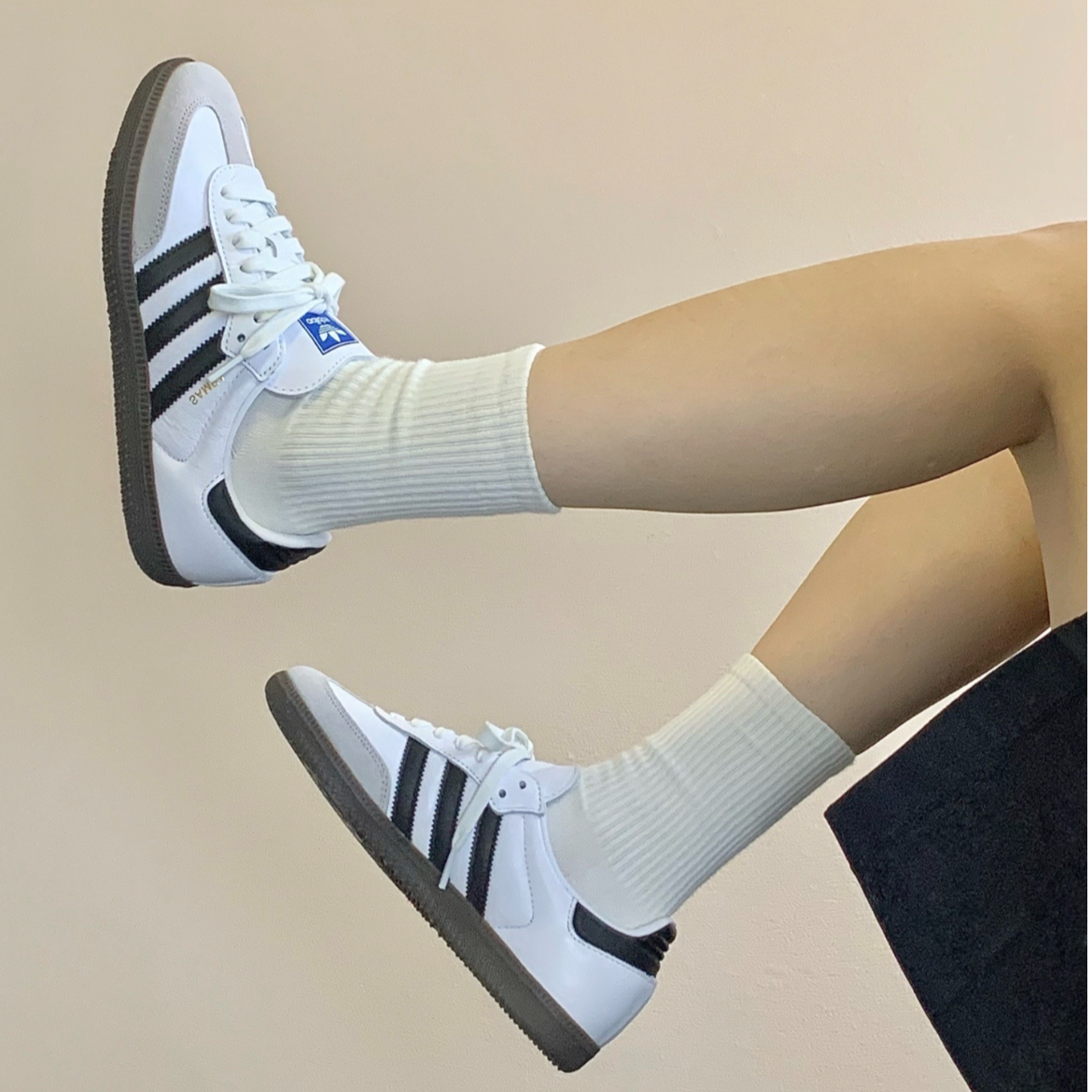 adidas三叶草男女款经典复古Samba德训鞋「T头鞋」/B75806