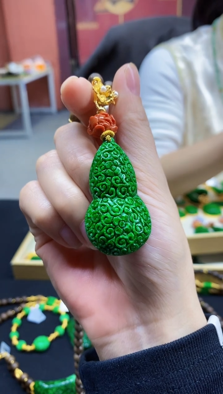 颈饰未镶嵌翡翠翡翠吊坠