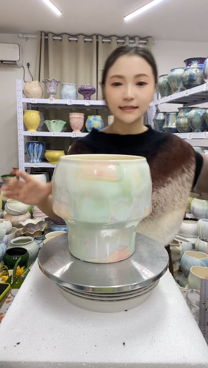 【12.22】花盆链接 高：  21口：17