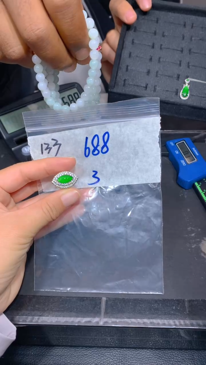 【闪购商品】定制翡翠未镶嵌133戒指多样性拍一发一毛货定制抛光