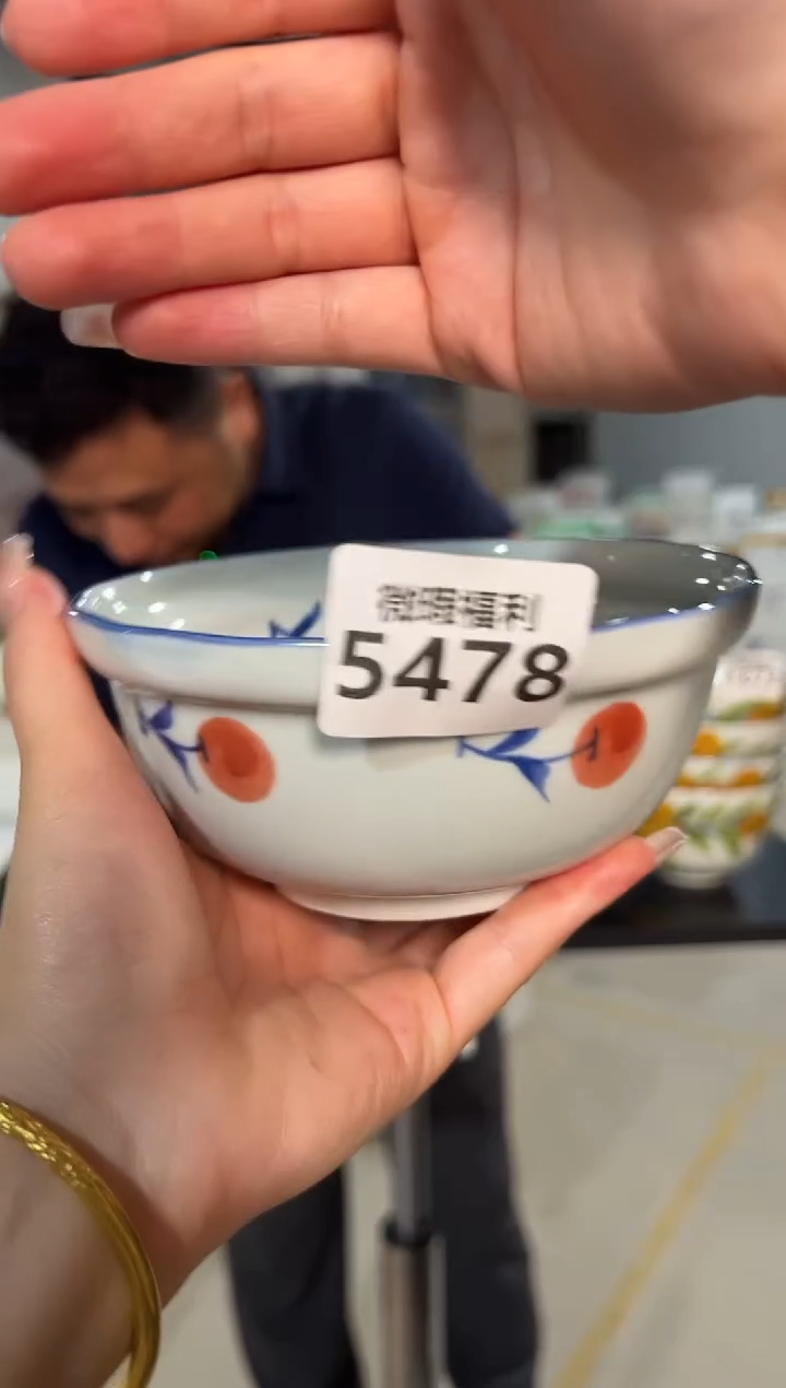 盘景德镇高温釉下手绘陶瓷