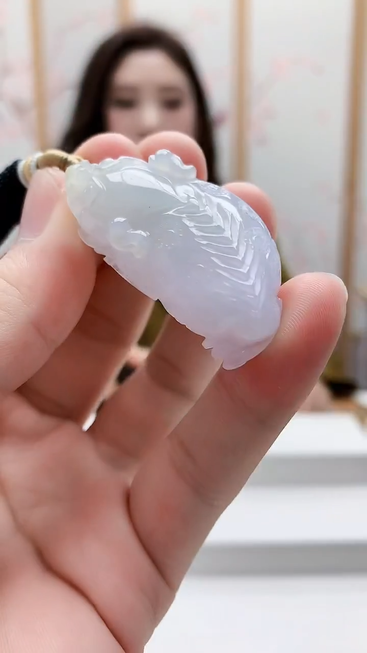 未镶嵌定制翡翠4829bb-毛货挂件33