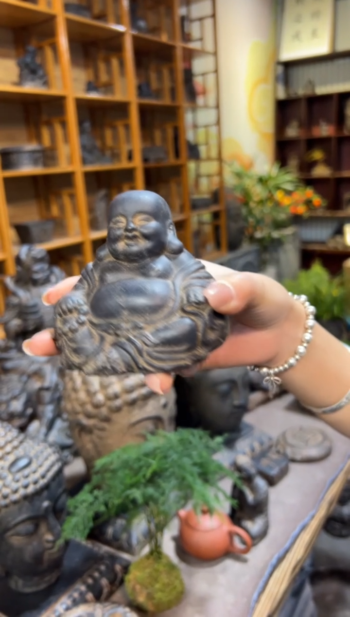 陶土莲蓬【火山泥】未来佛