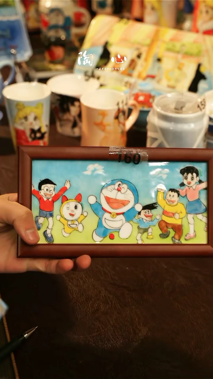 【闪购商品】杯景德镇高温釉下彩原创手绘陶瓷160