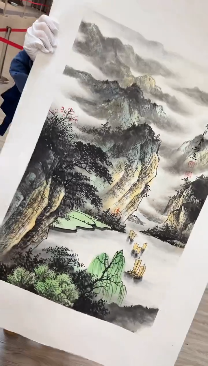 国画4赵隆轩美术馆李庆兴老师作品