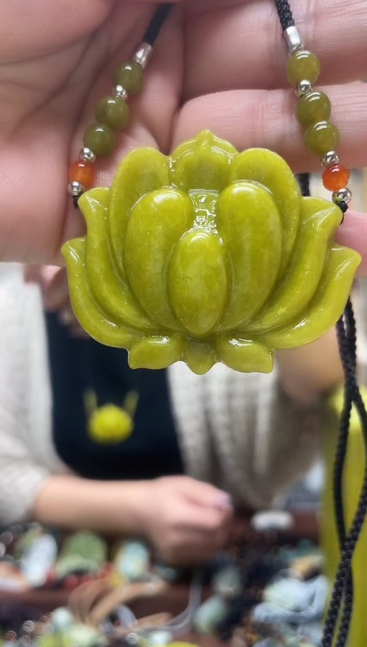 未镶嵌岫玉吊坠多样性发货拍一发一