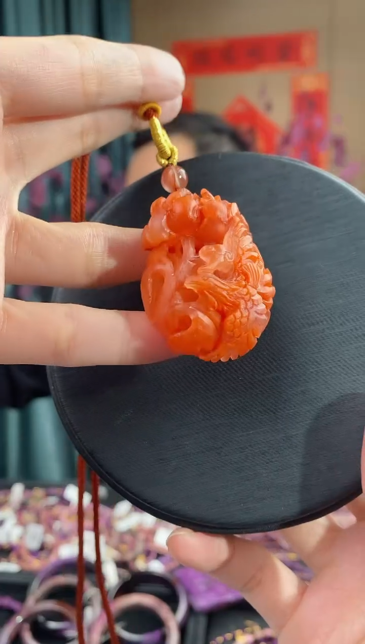【闪购商品】南红玛瑙吊坠(赠链)未镶嵌125