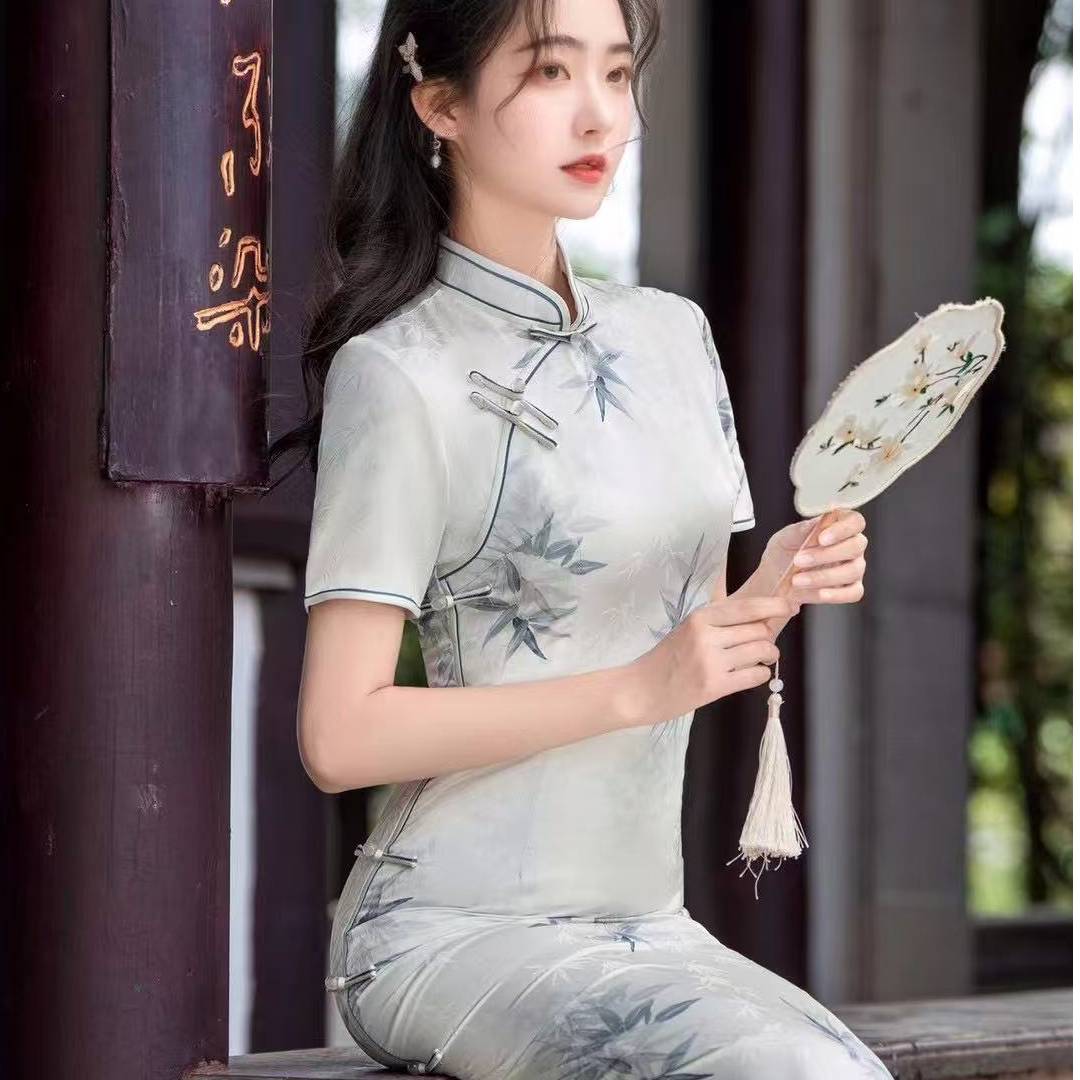 01-025非图片款2025新款时尚气质显瘦旗袍