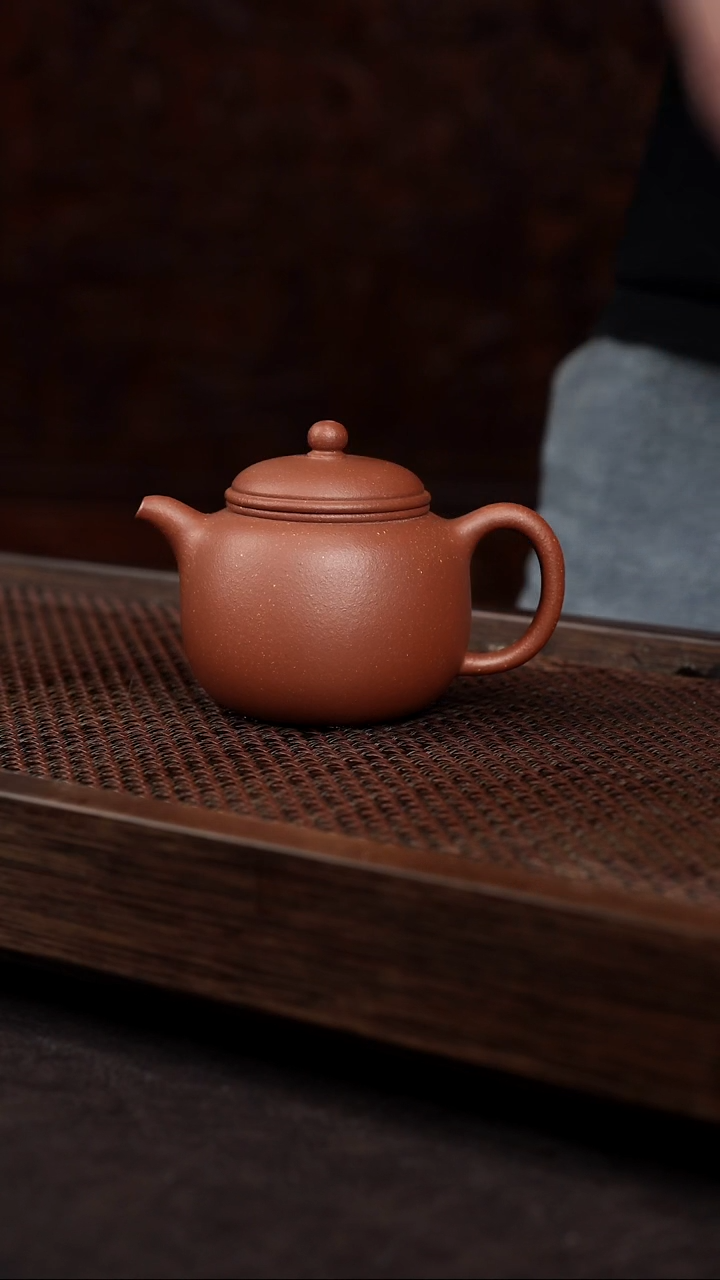 【闪购商品】紫砂茶壶红降坡匏尊【带矿标证书】