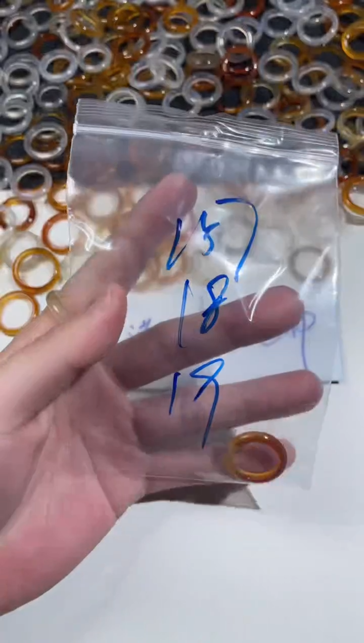 【闪购商品】玛瑙/玉髓戒圈未镶嵌157.