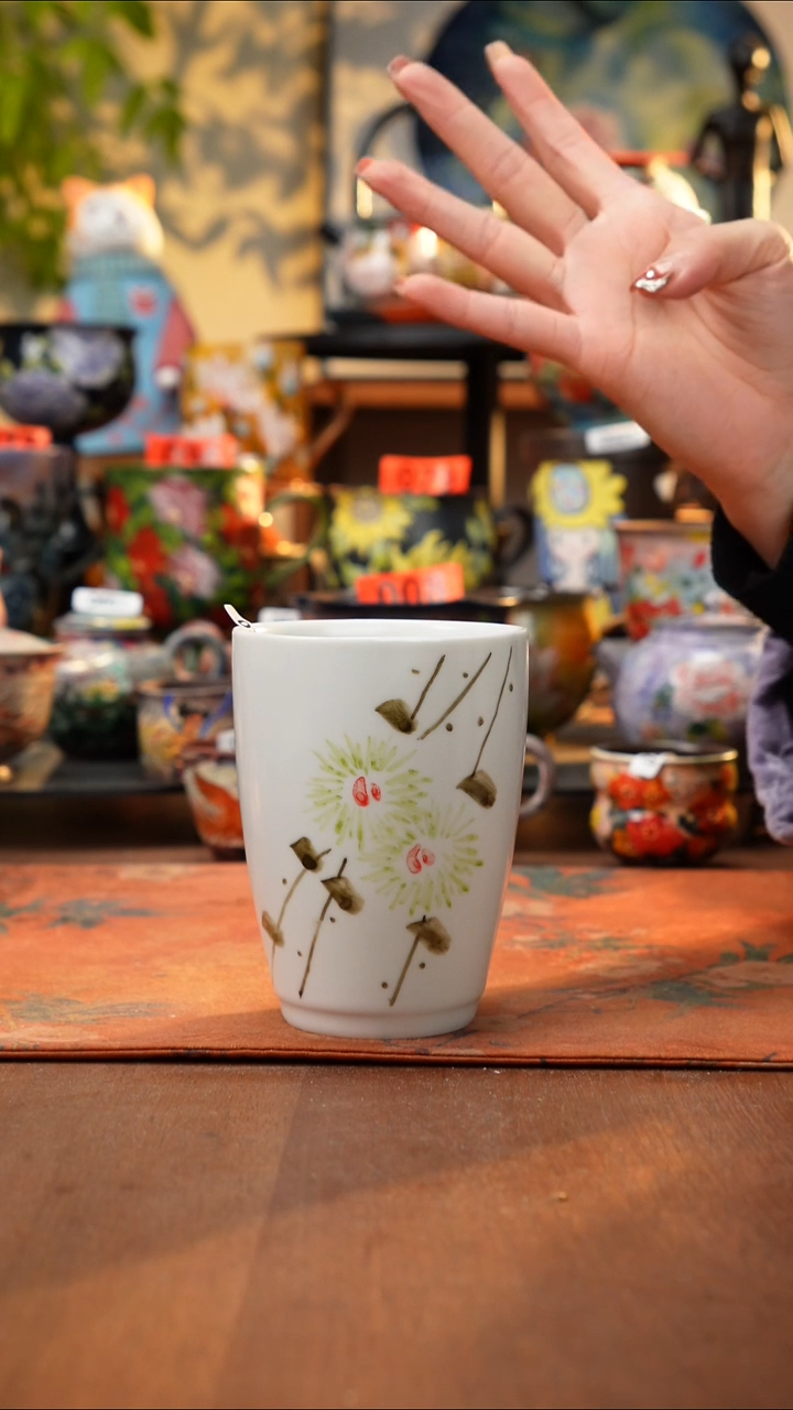 瓷片景德镇手工手绘920