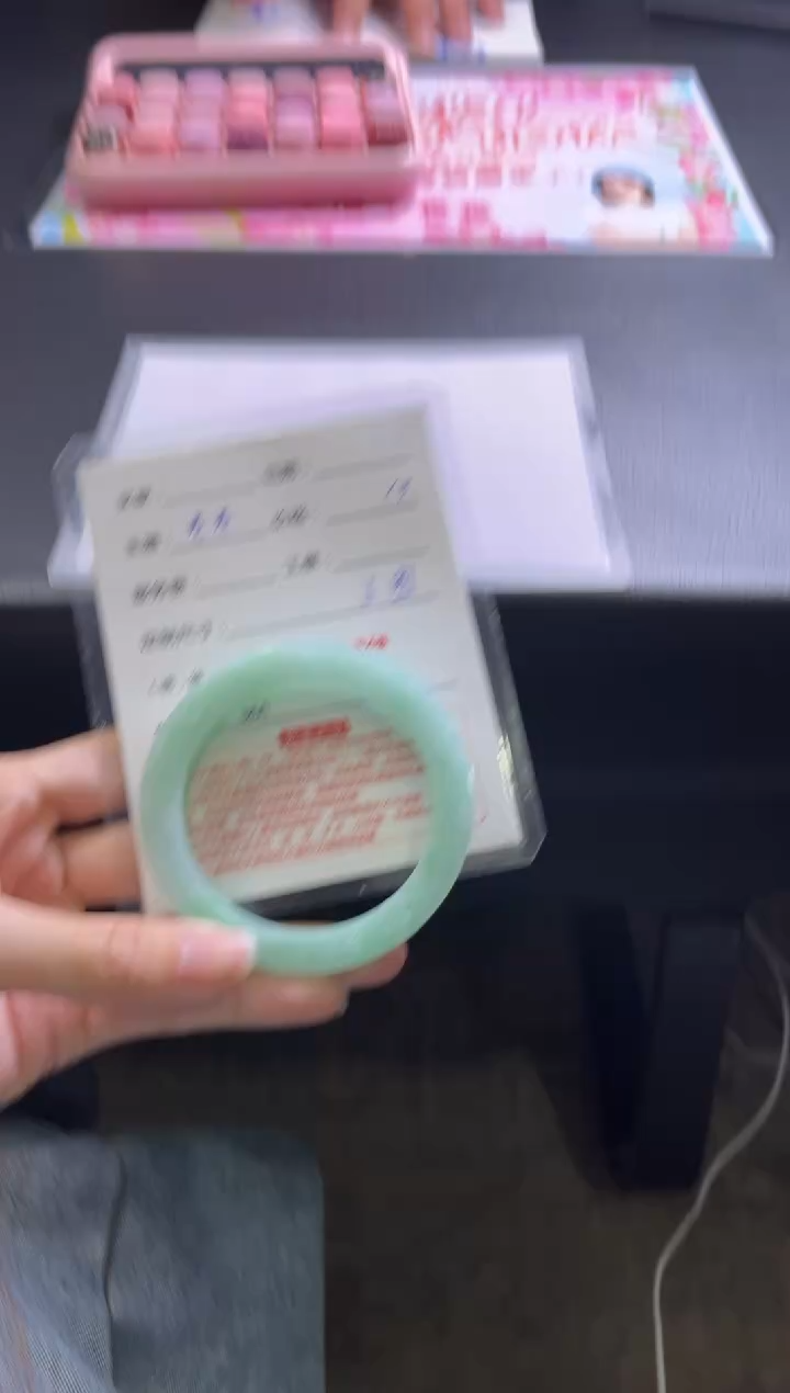 【闪购商品】定制翡翠手镯未镶嵌3定制手镯不退不换