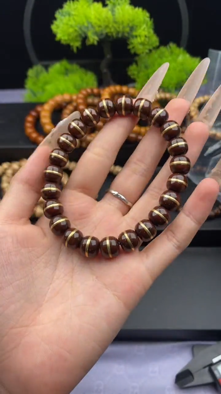 紫金鼠手串紫金鼠一线天二代41号