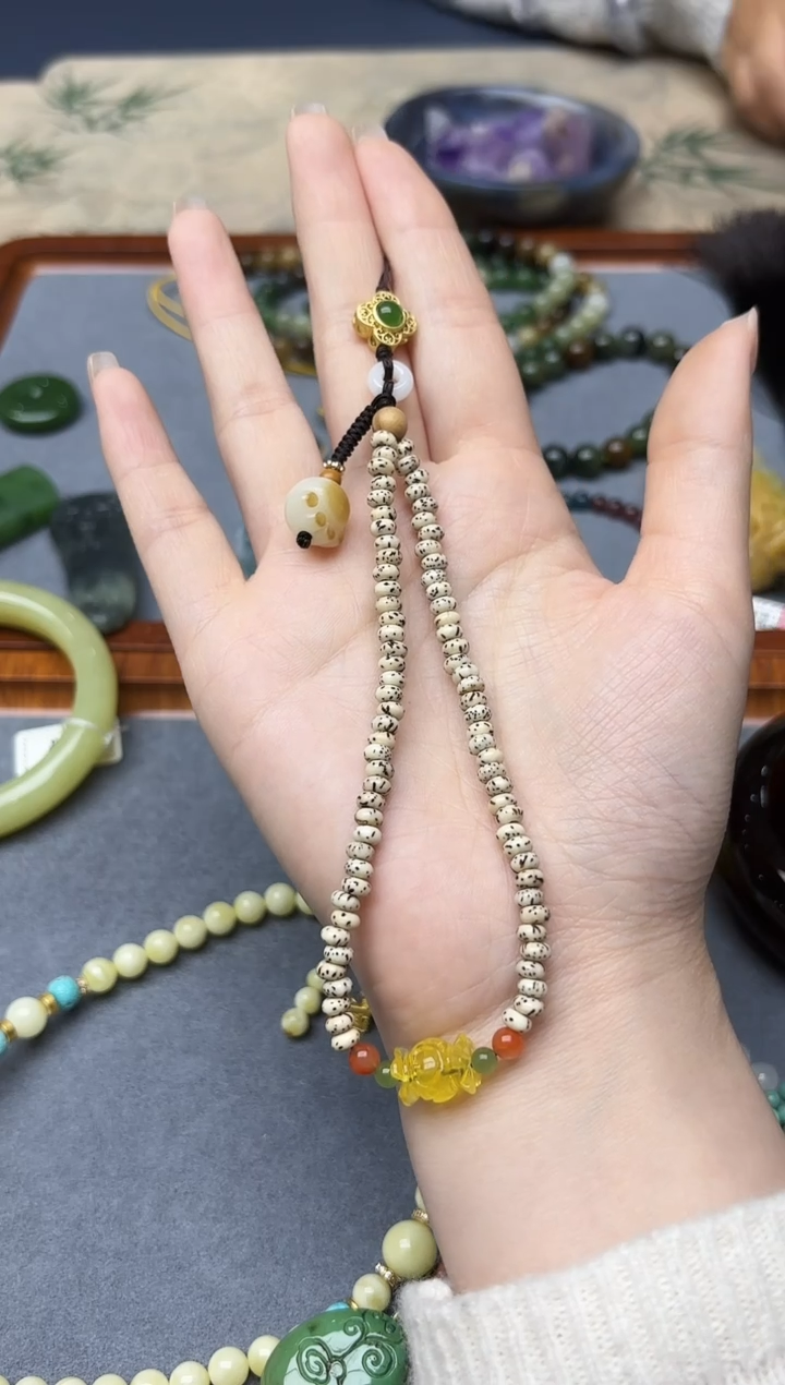 把件星月菩提星月菩提手机链挂件DN