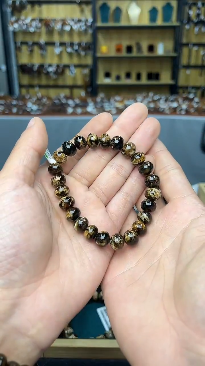 裸石琥珀未镶嵌大*总抚顺琥珀10+黑花多样性发其一