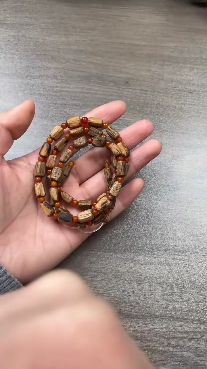 【闪购商品】沉香手串天然沉香手串多圈8.9g