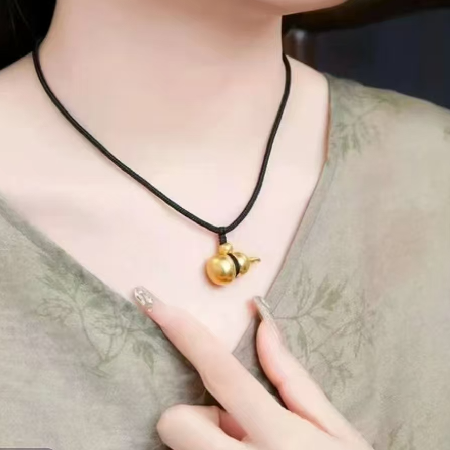 KHONGYE （精工款）国风葫芦项链男女同款精致轻奢