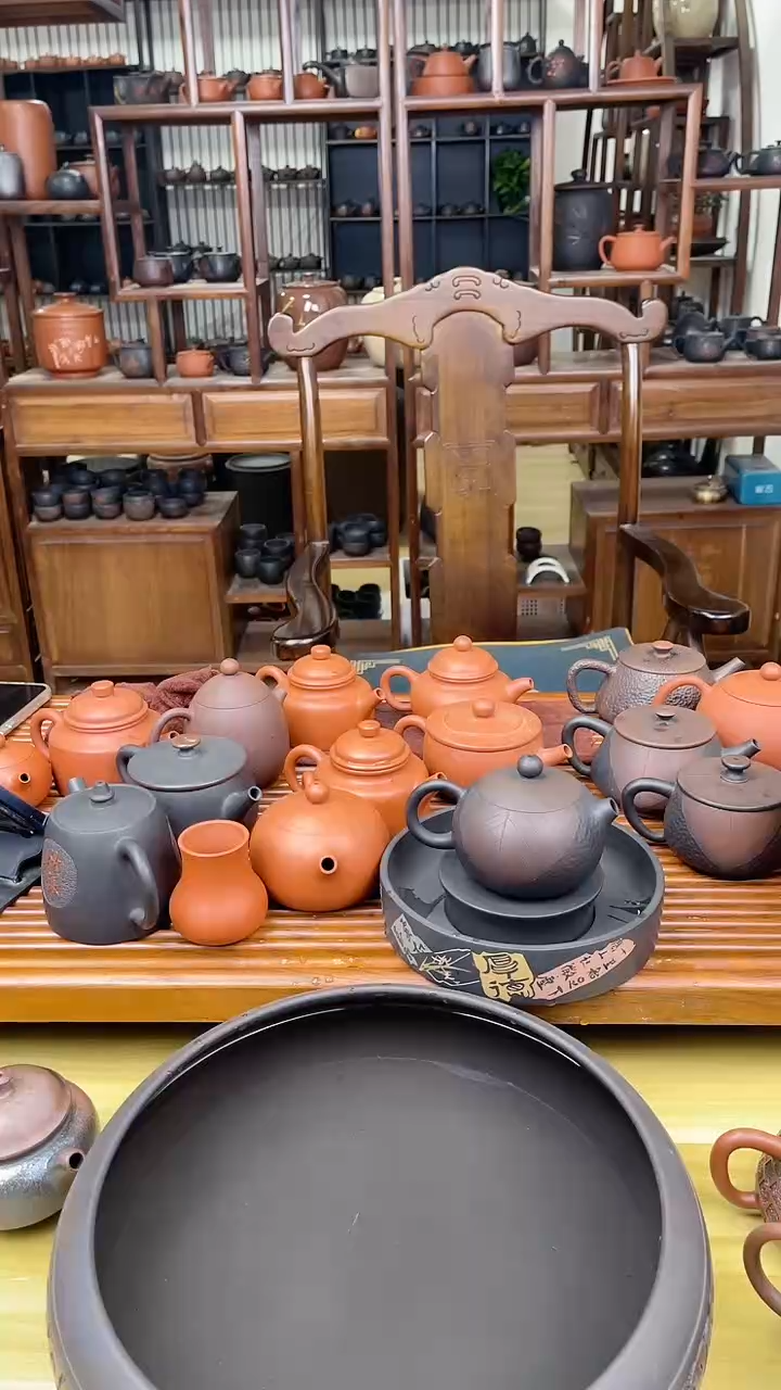 洋*岁全手工制作建水紫陶复烧盖置