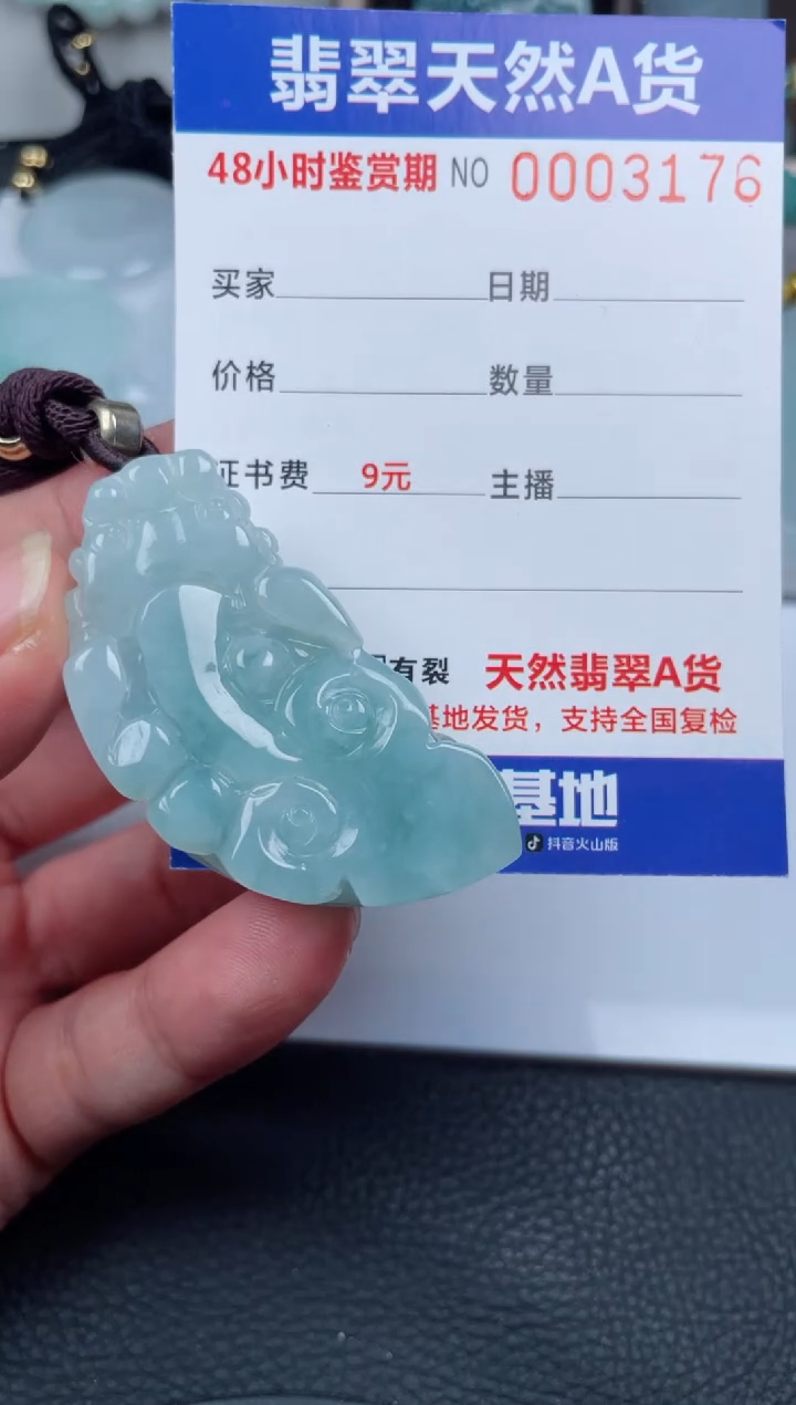 翡翠未镶嵌颈饰         