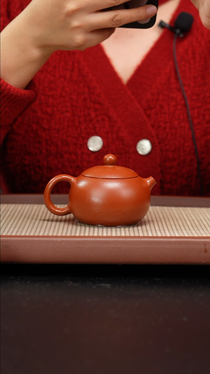 【闪购商品】紫砂茶壶全手工铁芯朱泥西施