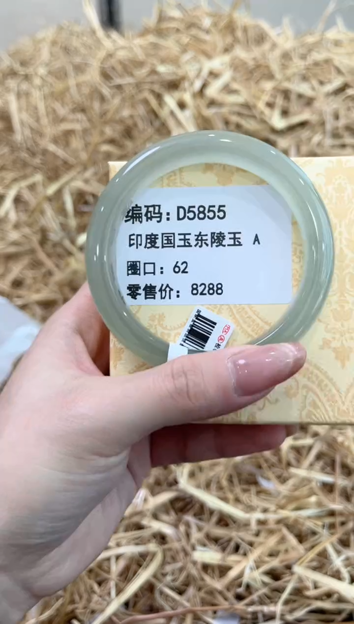未镶嵌手镯石英质玉D5855