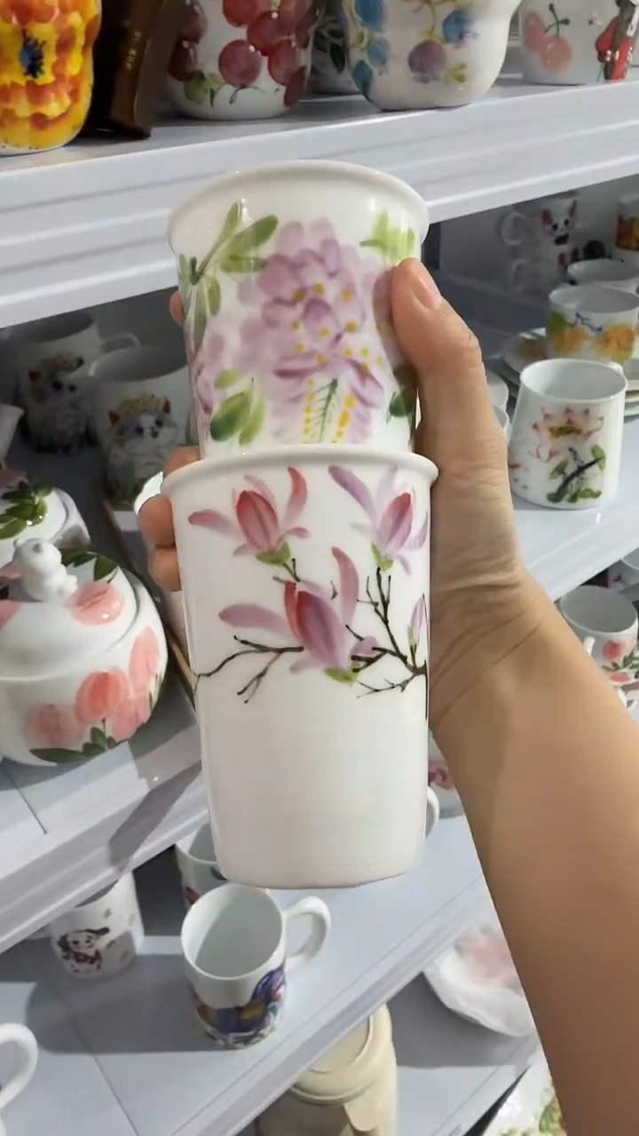 摆件陶瓷小*景德镇高温瓷（玉泥小可乐杯）福利价微瑕