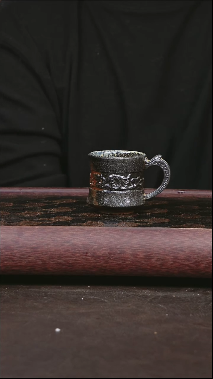 茶壶紫砂柴烧 把杯