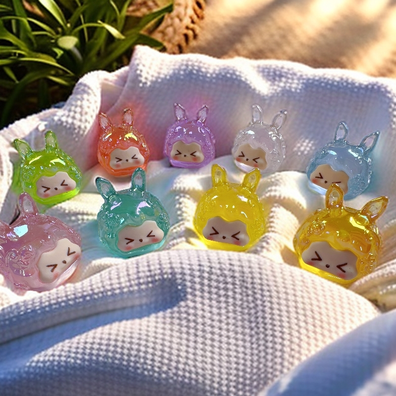 【九宫格+许愿】新品KK可爱树脂萌粒摆件DIY饰品